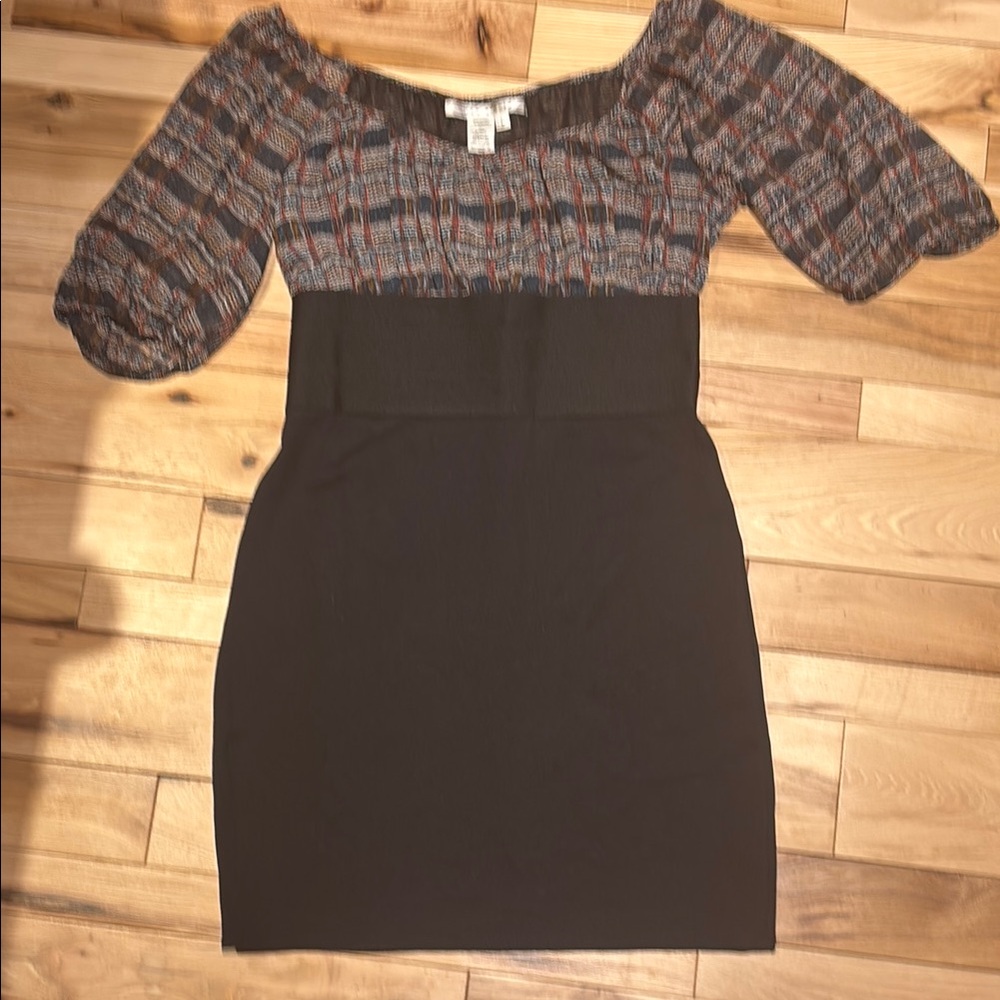 Elegant Black and Multicolor Women's Dress Max Studio L